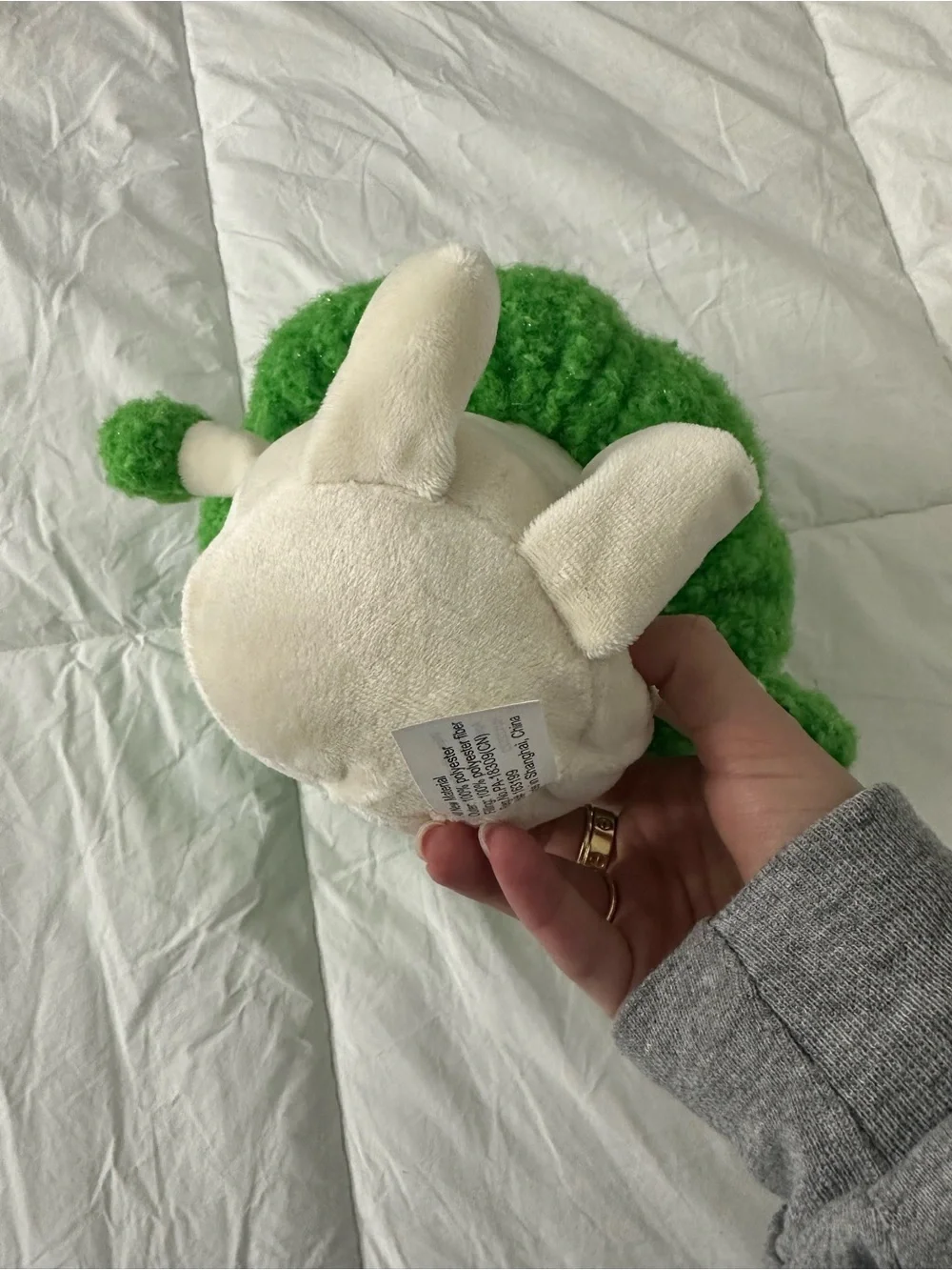 Plush Green Broccoli Stem Decorative Pillow - Soft Home Accent